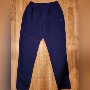 Jaanuu navy scrub pants, slim style